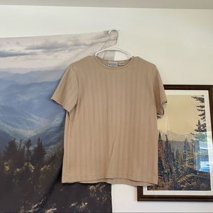 3/$15 vintage beige tee
